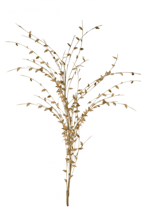 Κλαδί με Λουλούδια Χρυσό