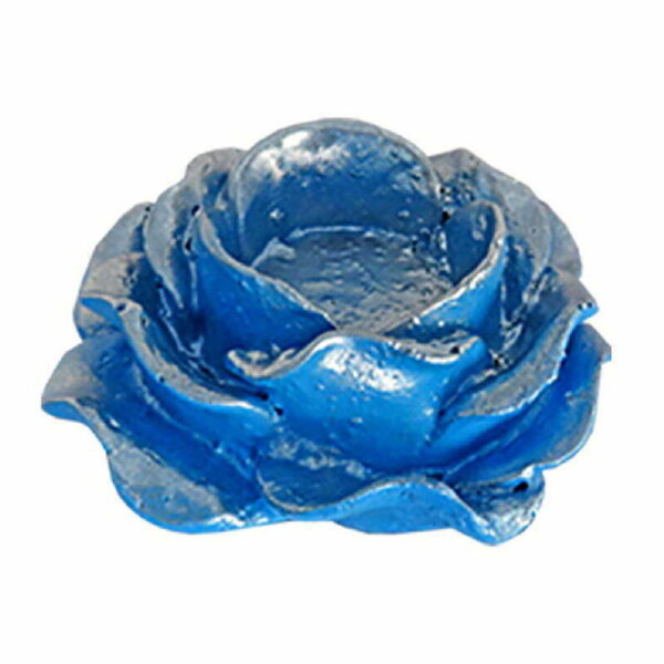 Λουλούδι γαλάζιο κηροπήγιο