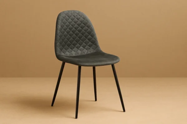 Κάθισμα Areda Grey Black