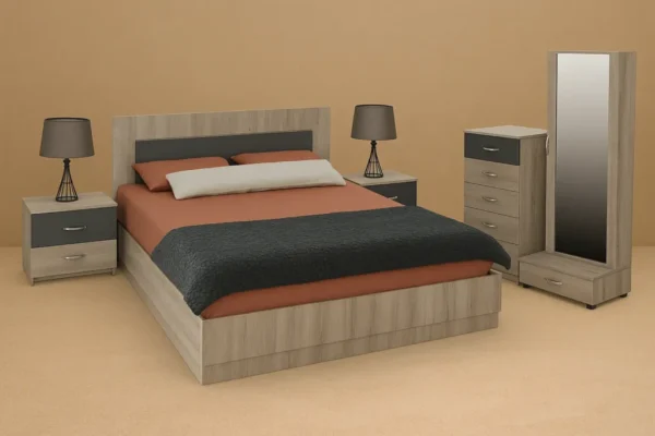 Σετ κρεβατοκάμαρας Nefeli Sonoma