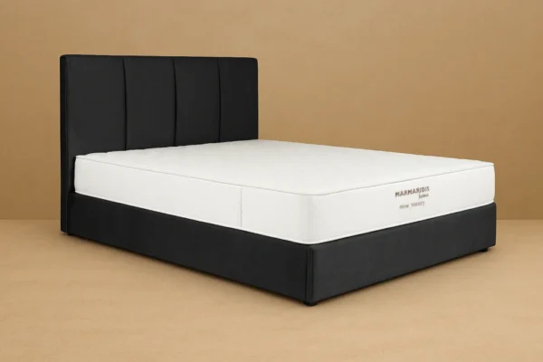 Κρεβάτι Strasbourg 160 & στρώμα New Luxury