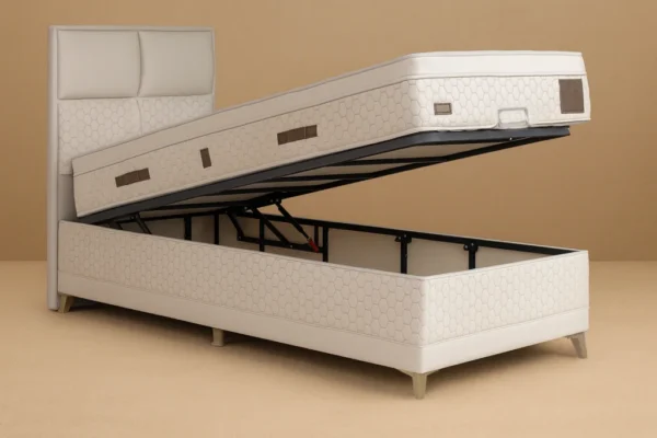 Krevati Vancouver beige 90 open +stroma