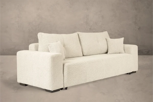 Kanapes trithesios Maranello white grey