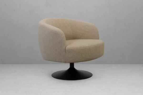 Περιστρεφόμενη πολυθρόνα Nelida Brown New edition