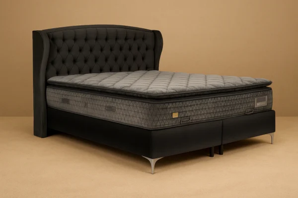 Κρεβάτι Empire State με διπλό αποθηκευτικό χώρο & ορθοπεδικό στρώμα